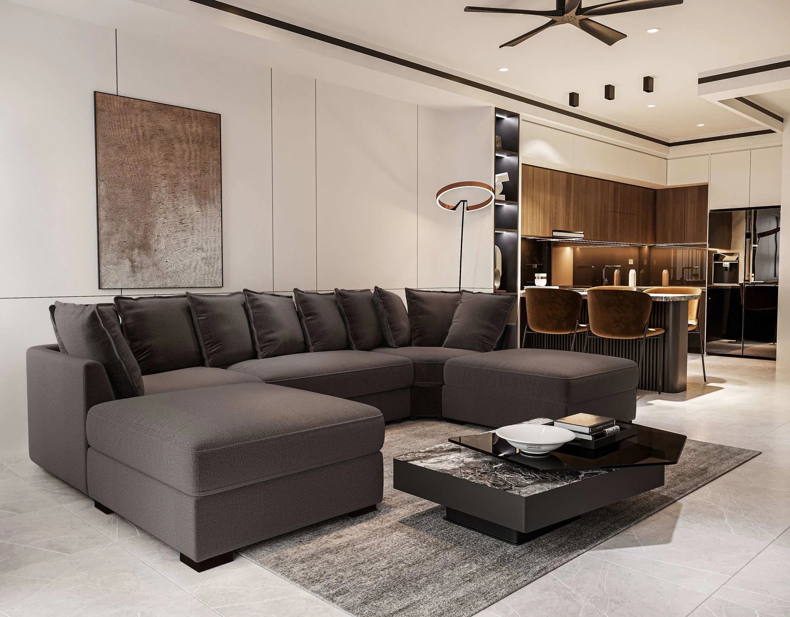 Salisbury U Shape Corner Sofa